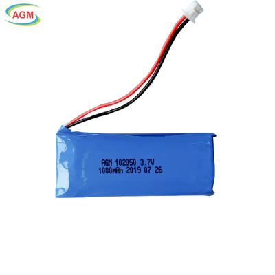 102050 3.7V 1000mAh Polymer Li-ion Battery for Hand-held massage stick