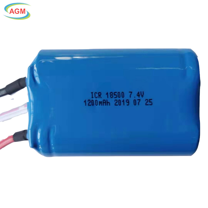 ICR18500 7.4V 1200mAh 2S1P for juicer