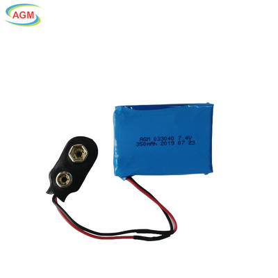 PL 003040 350mAh 7.4V Li-Polymer battery pack for car DVR/HD DVR//Wireless phone/speaker