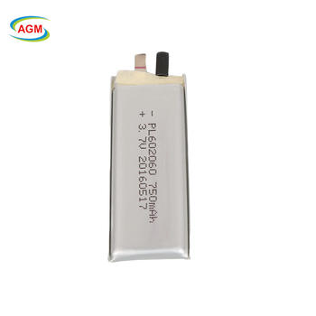 602060 rechargeable lipo li-polymer battery 3.7v 750mah for digital camera battery